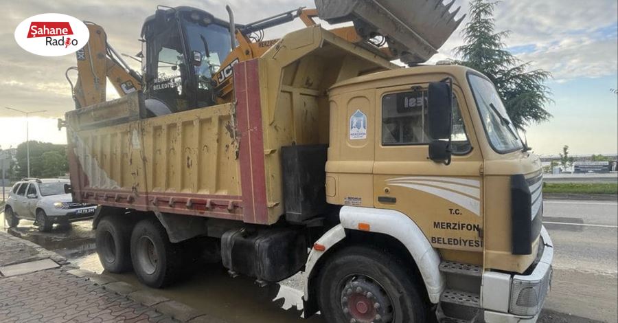 Merzifon’dan Gülyalı’ya afet desteği!