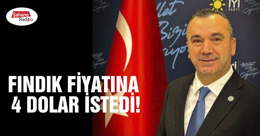 Fındık fiyatına 4 dolar istedi!