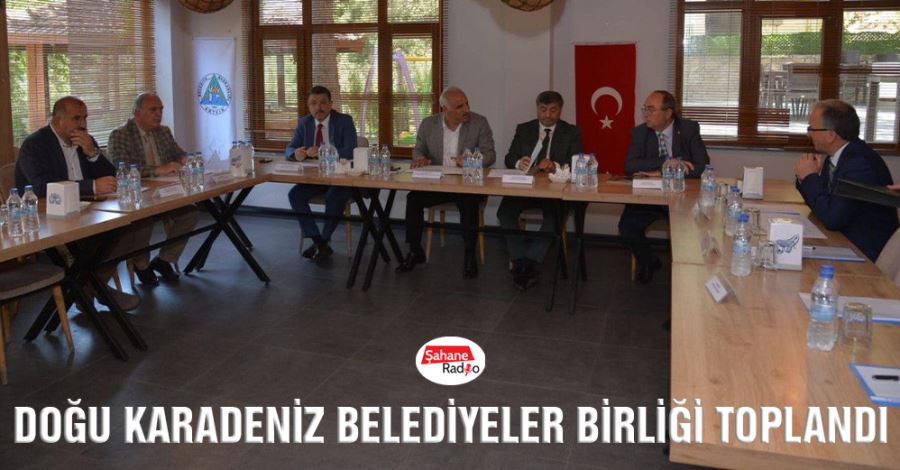 Doğu Karadeniz Belediyeler Birliği toplandı