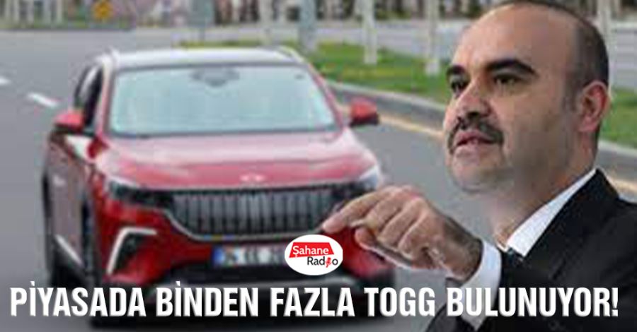 Piyasada binden fazla TOGG bulunuyor! 