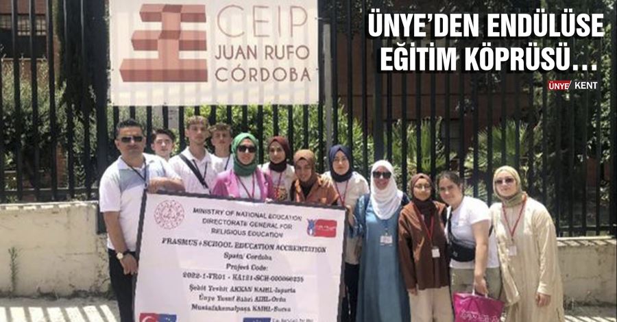 Ünye’den Endülüse eğitim köprüsü…
