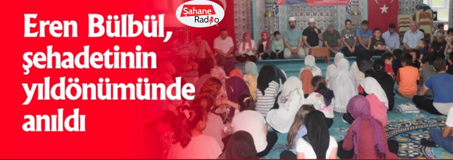 Eren Bülbül, şehadetinin yıldönümünde anıldı
