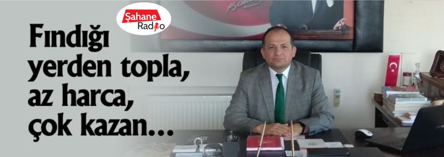 Fındığı yerden topla, az harca, çok kazan…