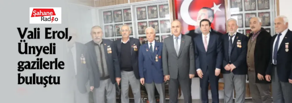 Vali Erol, Ünyeli gazilerle buluştu