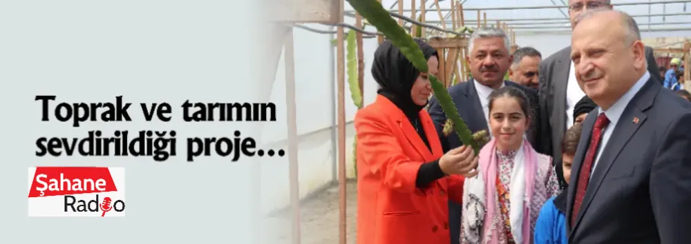 Toprak ve tarımın sevdirildiği proje…