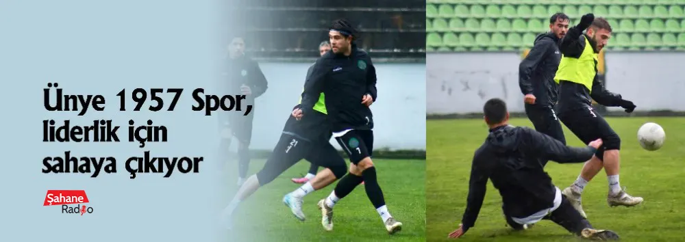 Ünye 1957 Spor, liderlik için sahaya çıkıyor