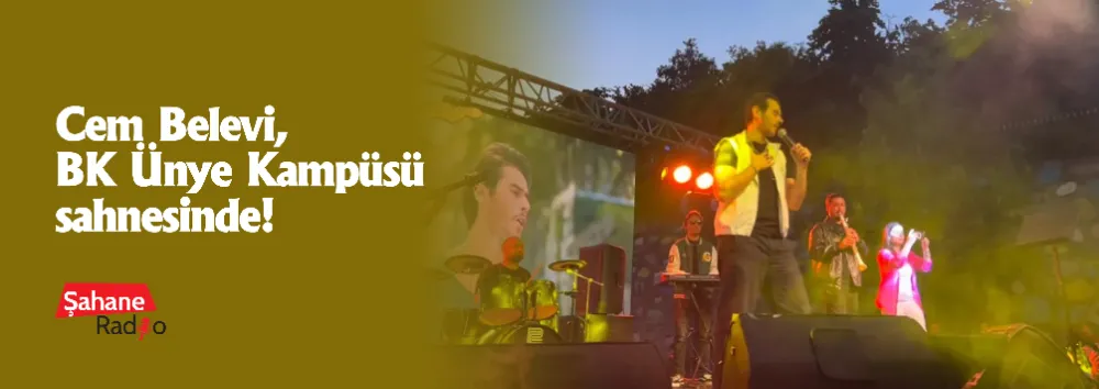 Cem Belevi, BK Ünye Kampüsü sahnesinde!
