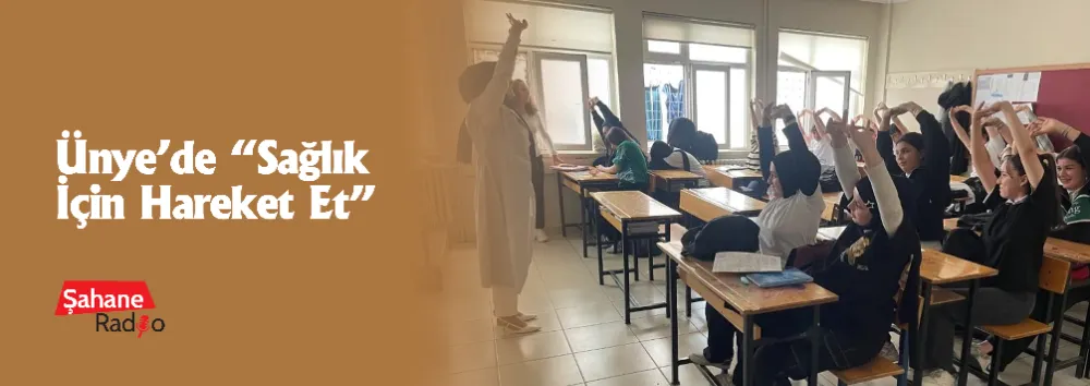 Ünye’de “Sağlık İçin Hareket Et”