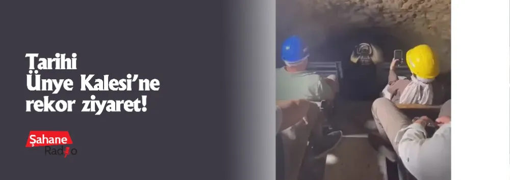 Tarihi Ünye Kalesi’ne rekor ziyaret!