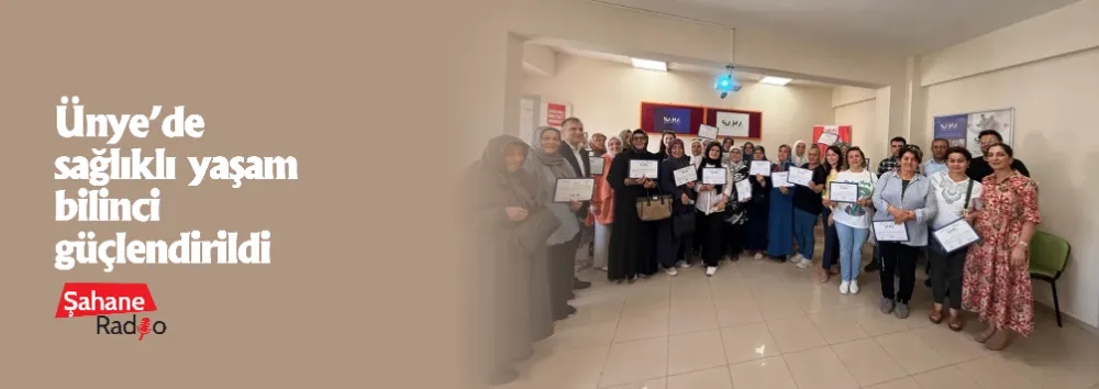 Ünye’de sağlıklı yaşam bilinci güçlendirildi