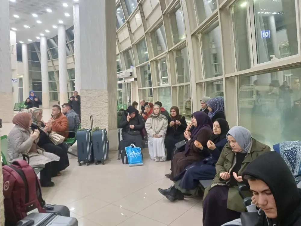 Şevval ayı umresi için Ünye’den uğurlandılar